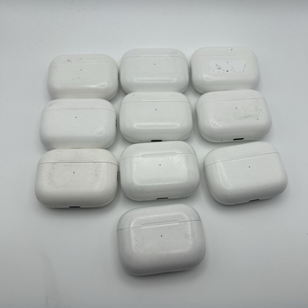 LOT OF 10 - Apple Airpods Pro 2nd Gen Wireless Charging Case - A2969 - Picture 1 of 6